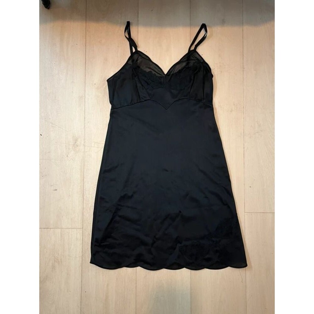Vanity Fair Black Slip Dress